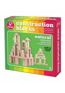 Klocki drewniane konstrukcyjne naturlane