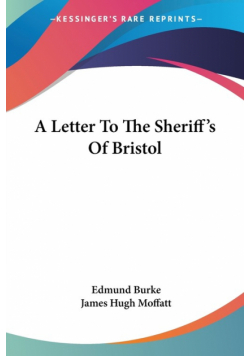 A Letter To The Sheriff's Of Bristol