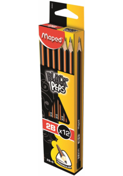 Ołówek blackpeps 2b 12 szt pud. z zaw. (12)