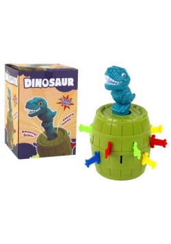 Dinozaur w beczce wyskakujący