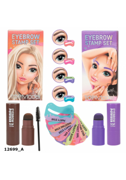 Puder do brwi Top Model 2 wzory BEAUTY&ME 12699A