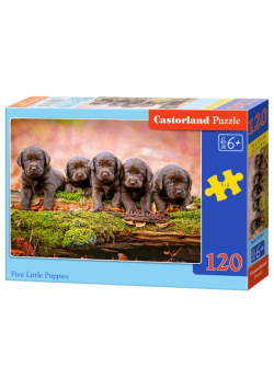 Puzzle Five Little Puppies 120