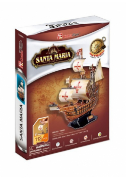 Puzzle 3D Żaglowiec Santa Maria 113