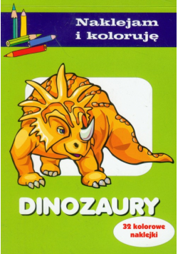 Dinozaury Naklejam i koloruję