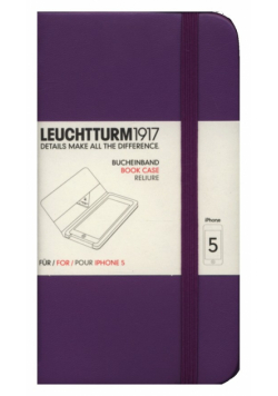 Etui iPhone 5 Leuchtturm1917 fioletowe