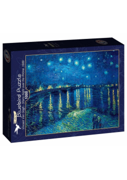Puzzle 1000 Gwiaździsta noc nad Ronem, Van Gogh