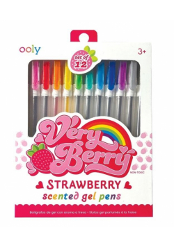 Długopisy żelowe pachnące Very Berry 12szt