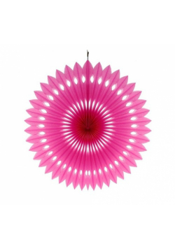 Rozeta dekoracyjna magenta, średnica 40 cm
