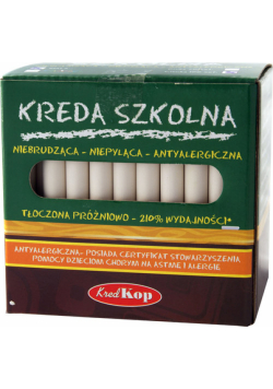Kreda okrągła biała 100 sztuk