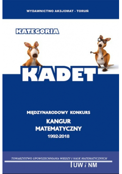 Matematyka z wesołym kangurem Kadet 2018