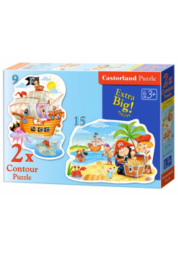 Puzzle Pirate Treasure 2 w 1