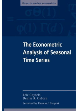 The Econometric Analysis of Seasonal Time Series