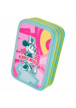 Piórnik 3-komorowy z wyposażeniem Coolpack Disney Core Jumper 3  Minnie