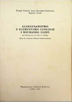 Gleboznawstwa z elementami geologii i mechaniki gleb