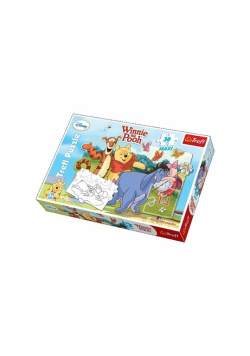 Puzzle Maxi konturowe Przygody Kubusia Puchatka 30