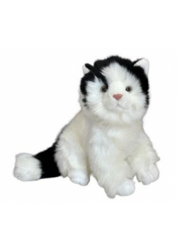 Kot biało czarny 23cm