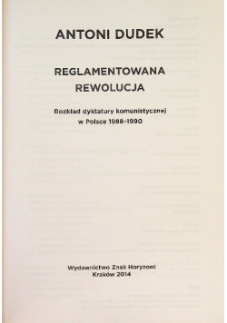 Reglamentowana rewolucja