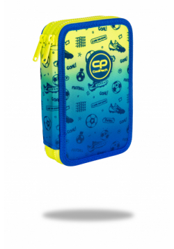 Piórnik Coolpack podwójny z wyposażeniem JUMPER 3 FOOTBALL