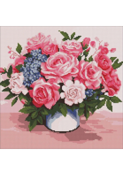 Diamentowa mozaika - Flower Beauty 40x40cm