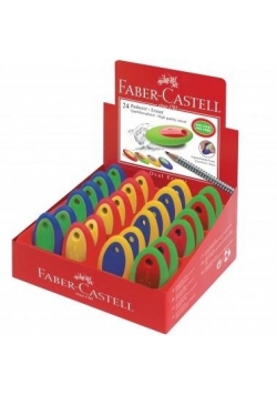 Gumka Oval mix kolorów (24szt) FABER CASTELL