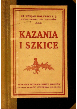 Kazania i szkice 1921 r.