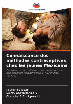 Connaissance des méthodes contraceptives chez les jeunes Mexicains