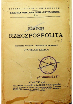 Platon Rzeczpospolita 1928 r.