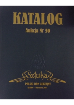 Katalog aukcja Nr 30
