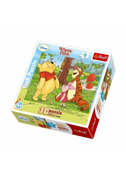 Puzzle 3D Kubuś Puchatek Pszczółki 72