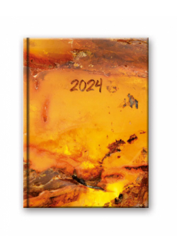 Kalendarz 2024 21DS A5 Soft Bursztyn