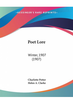 Poet Lore