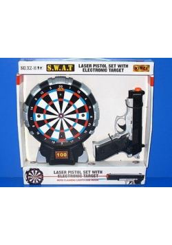 Tarcza Dart z pistoletem laserowym