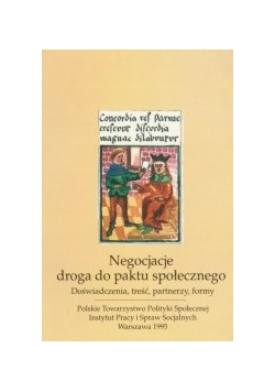 Negocjacje droga do paktu społecznego