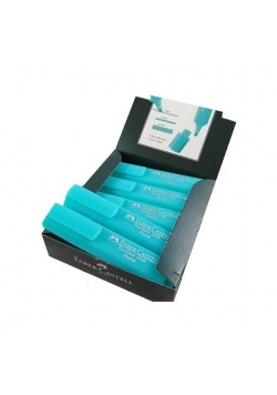 Zakreślacz pastelowy aqua (10szt) FABER CASTELL
