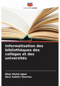 Informatisation des bibliothèques des collèges et des universités
