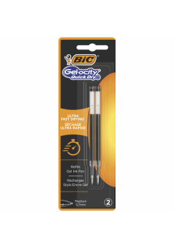 Wkład Gel-ocity Quick Dry BIC czarny blister 2szt
