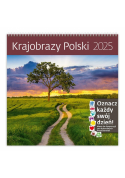Kalendarz 2025 30x30cm Krajobrazy Polski HELMA