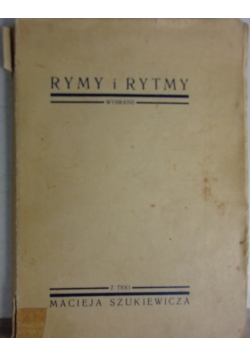 Rymy i Rytmy, 1936 r.