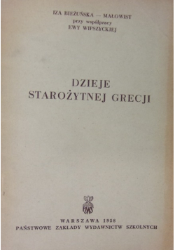 Dzieje Starożytnej Grecji