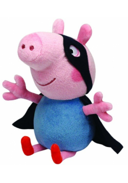 Beanie Babies Peppa Pig - George Superhero średni