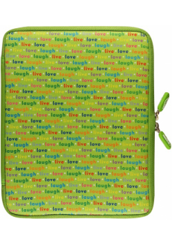 Futerał iPad2 Żyj, Kochaj, Śmiej się