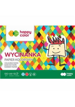Paczka Papier kolorowy A4 Happy Color 10sztuk