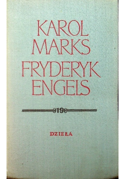 Marks i Engels Dzieła Tom 19