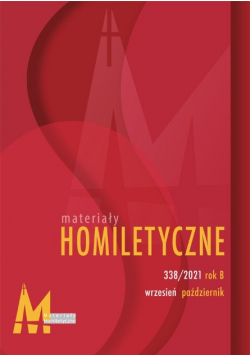 Materiały homiletyczne nr 338 / 2021 Rok B