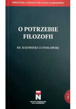 O potrzebie filozofii nr 3