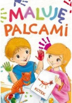 Maluję palcami. Kotek
