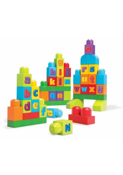 Klocki Mega Bloks ćwiczymy ABC! First Builders