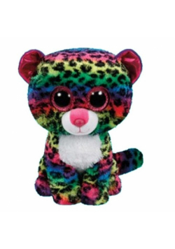 Beanie Boos Kolorowy leopard Dotty 8,5 cm Clip