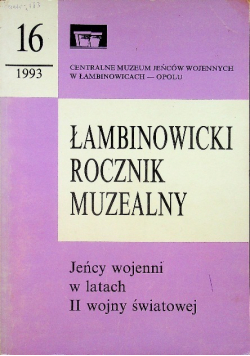Łambinowicki rocznik muzealny 16