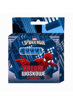 Kredki woskowe Spider-Man 12 kolorów